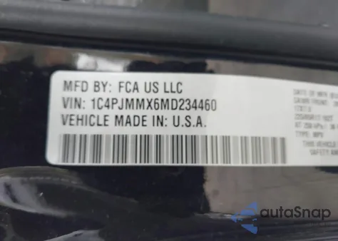 2021 Jeep Cherokee Latitude Lux 4X4 from USA, damaged, VIN 1C4PJMMX6MD234460